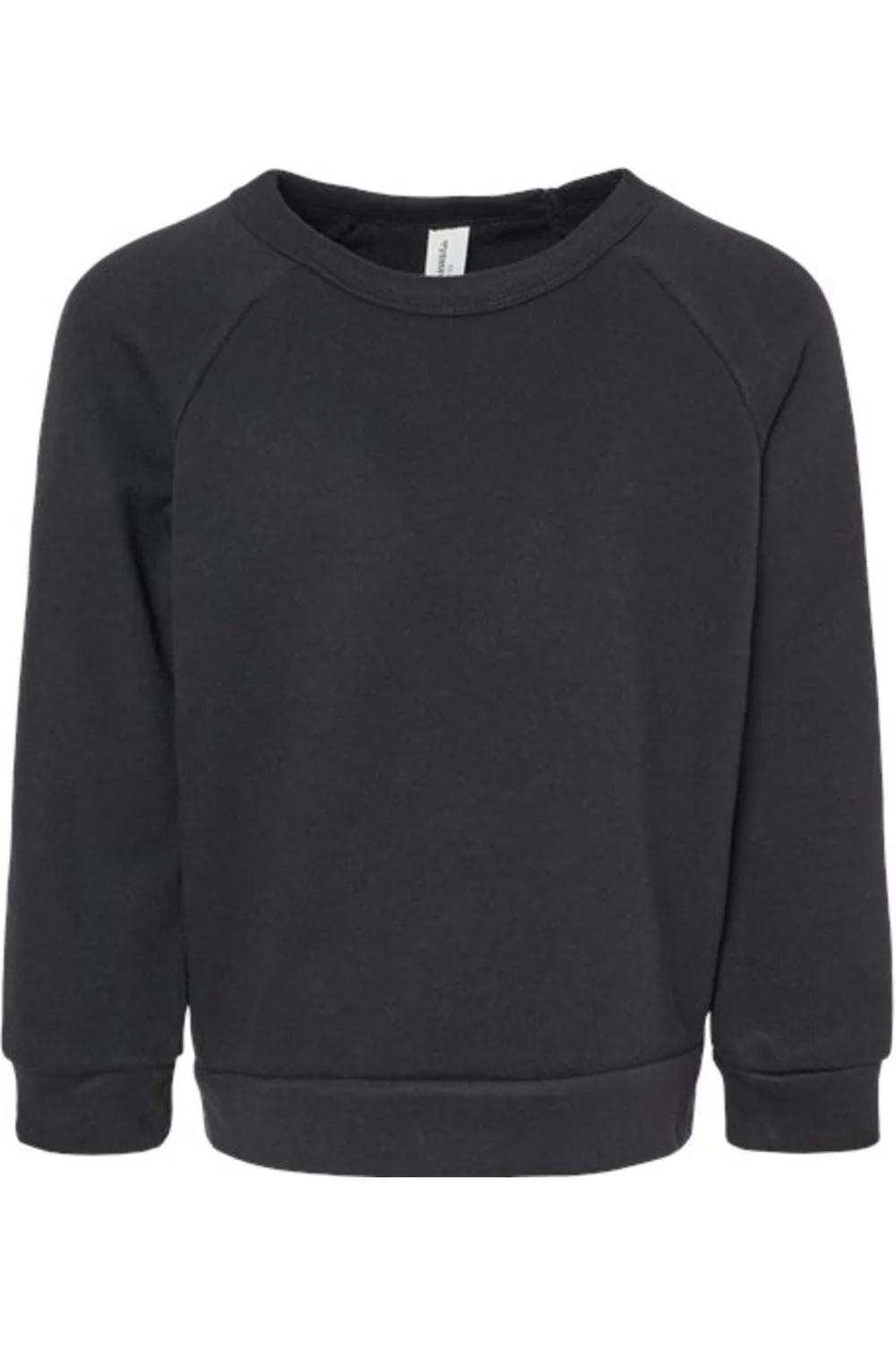 Bella + Canvas Toddler Sponge Fleece Raglan Sweatshirt
