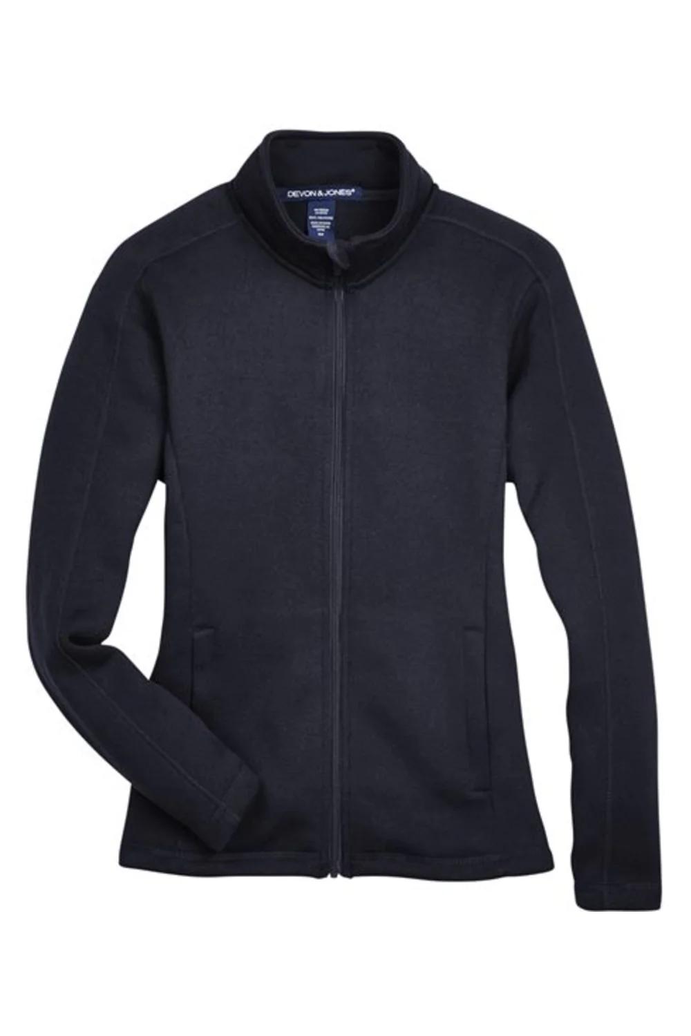 Devon & Jones Women's Bristol Full-Zip Sweater Fleece Jacket